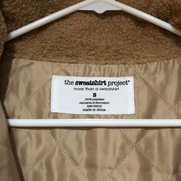 Gorgeous NEW Teddy Jacket made by The Sweatshirt Project 2 Sizes Available - Picture 8 of 11